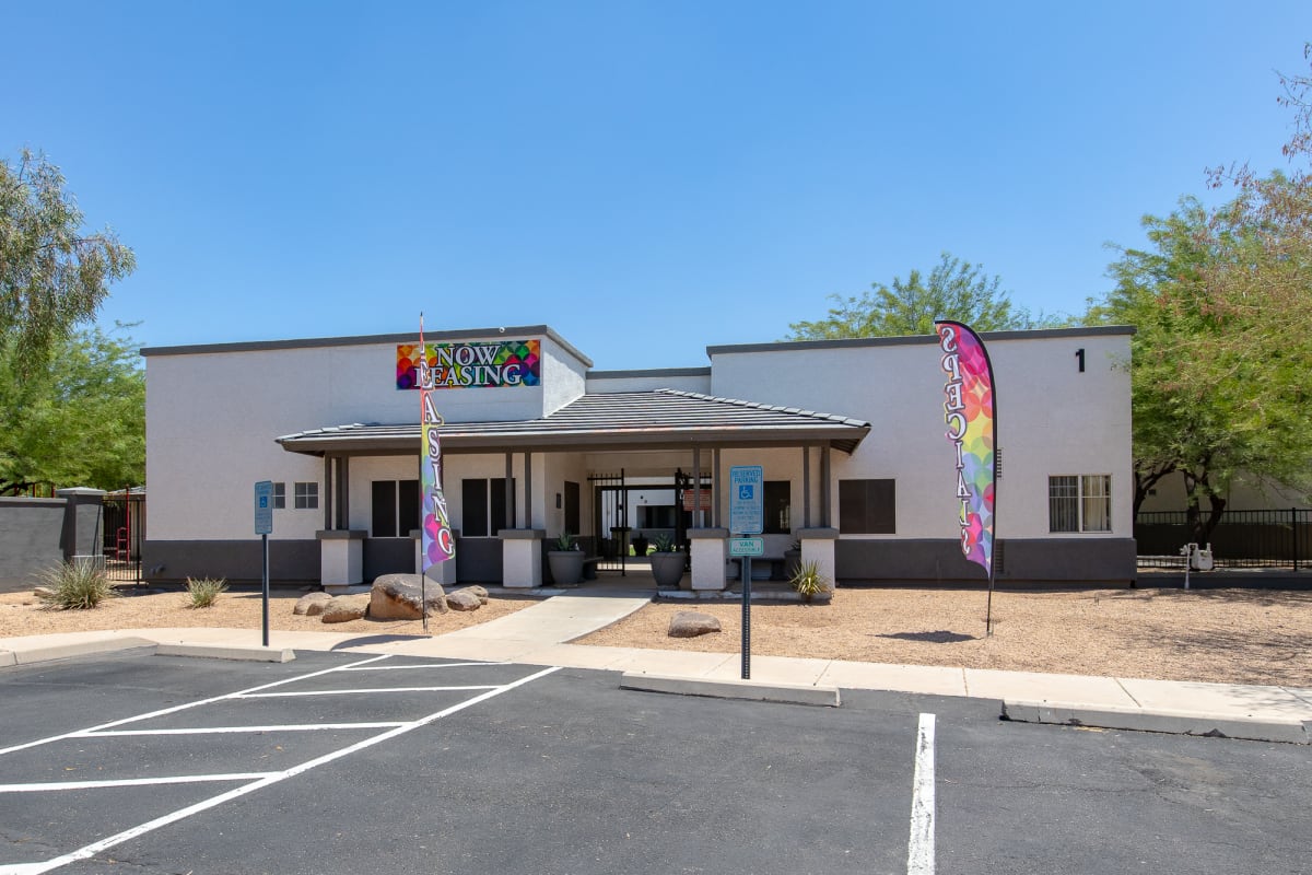 Building exterior at Agave Court.