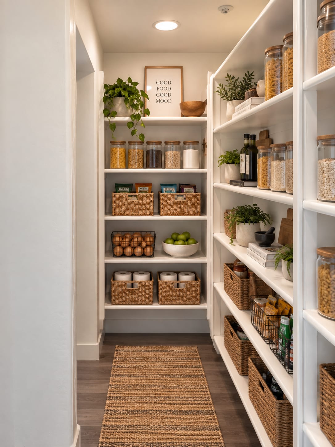 Pantry shelving at Baseline on 16th.