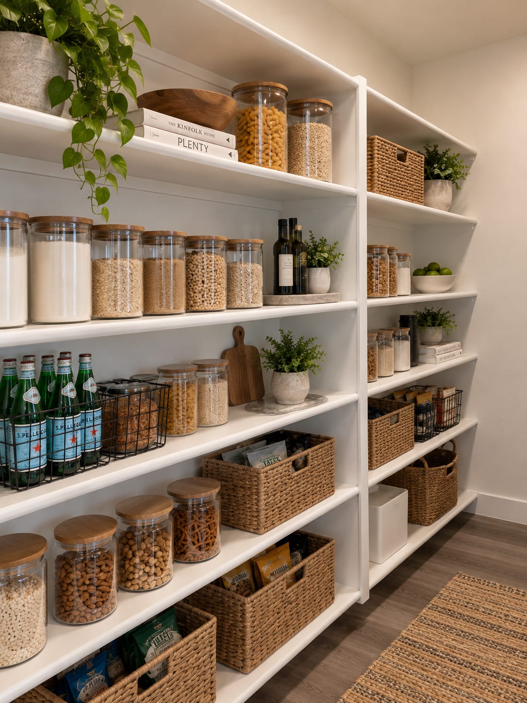 Pantry shelving at Baseline on 16th.