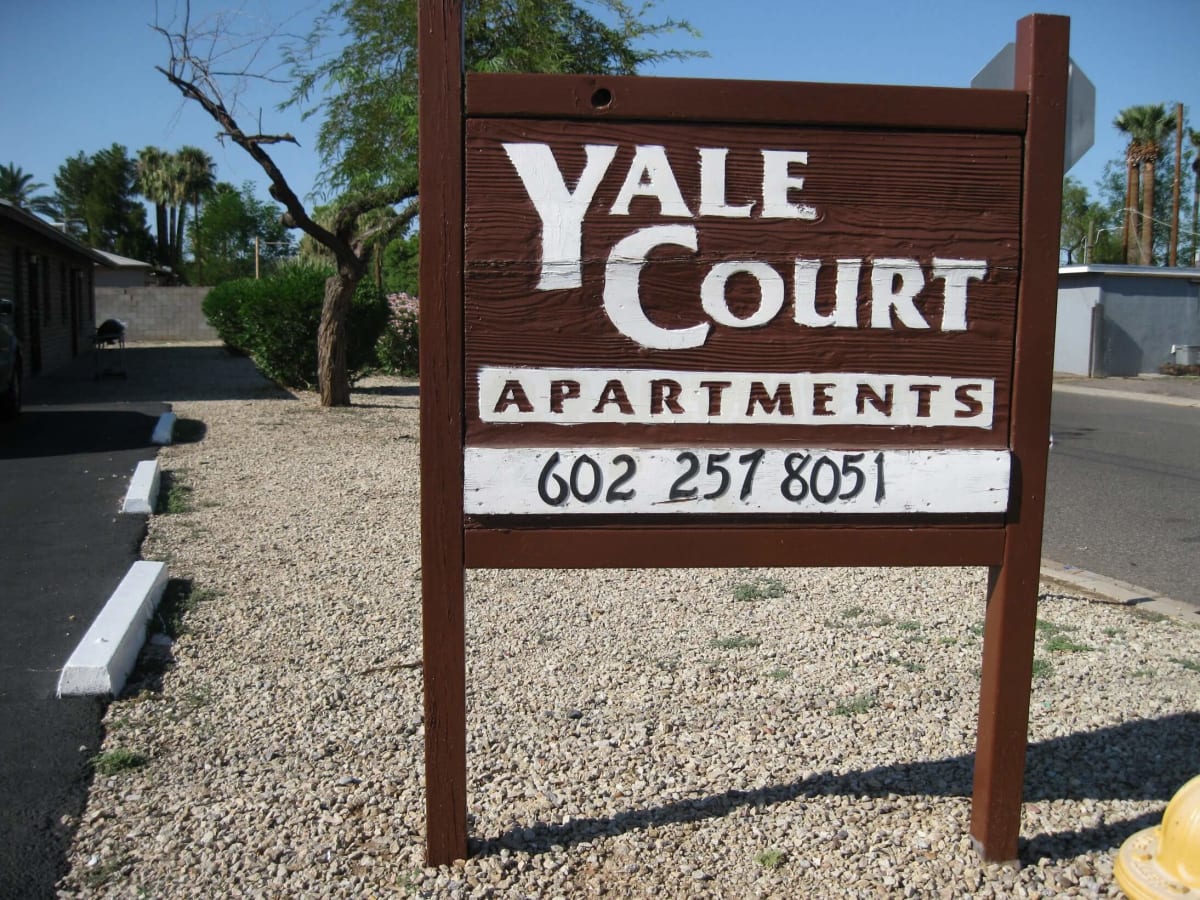 Building exterior at Yale Court.