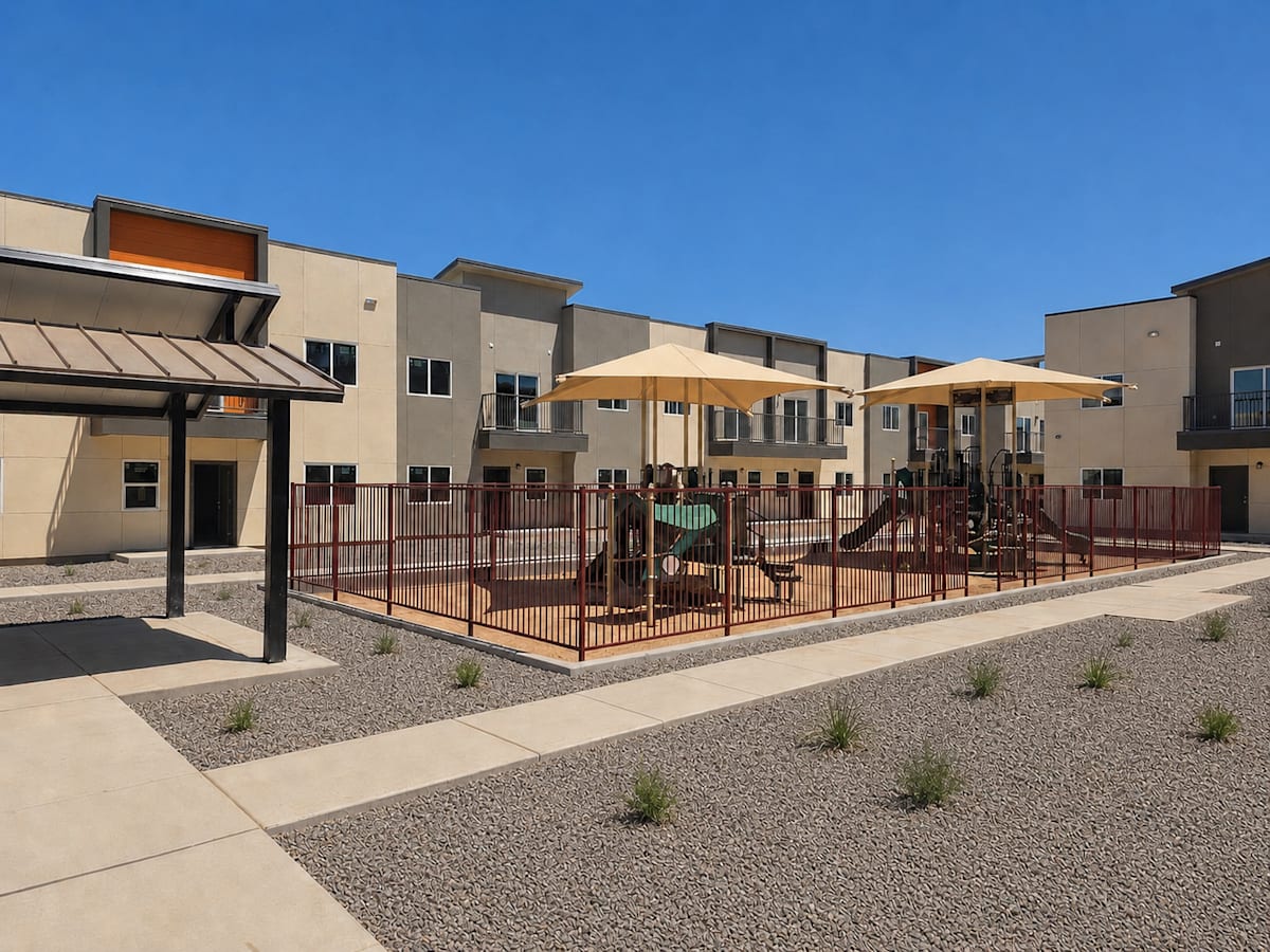 Playground at Echo Ridge Apartments.