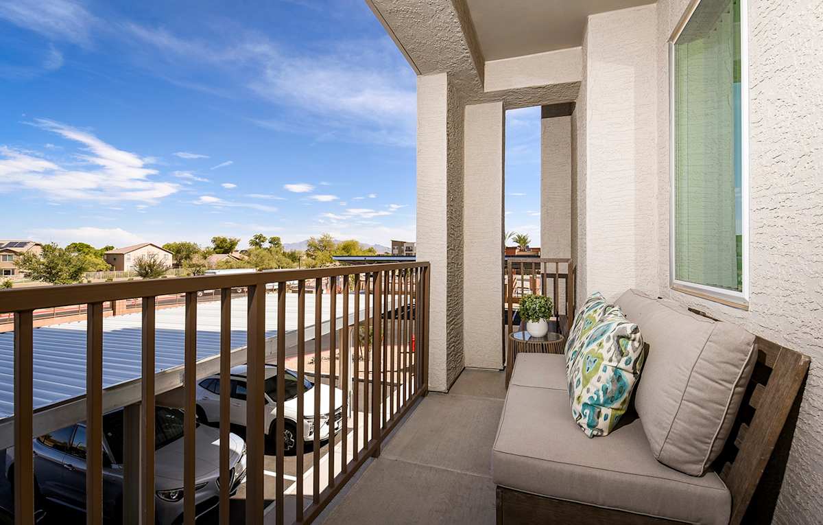 Suncrest Vista at Canyon Trails 55+ Apartments balcony or patio - Goodyear, AZ