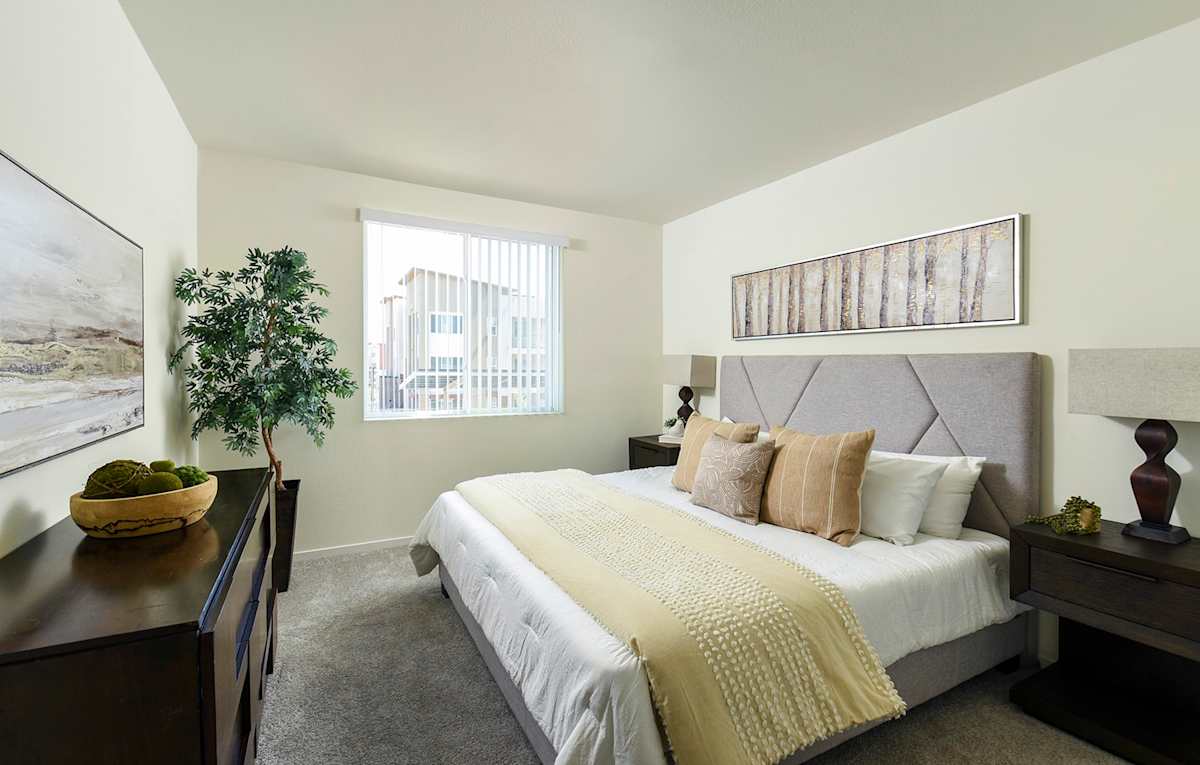 Suncrest Vista at Canyon Trails 55+ Apartments bedroom - Goodyear, AZ