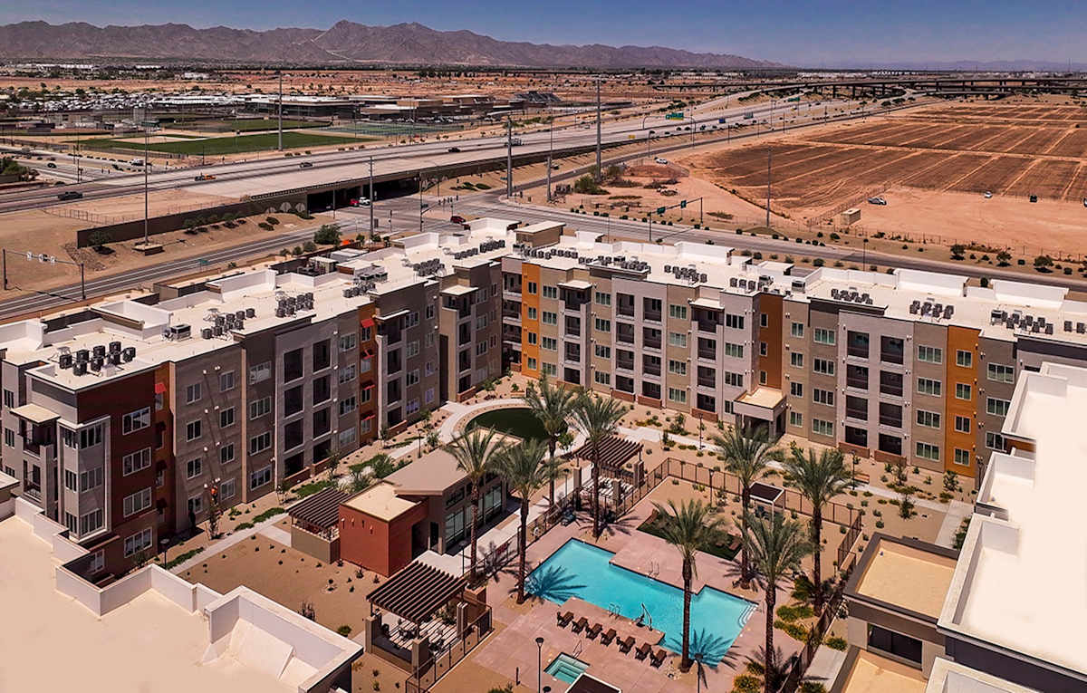 Suncrest Vista at Canyon Trails 55+ Apartments exterior view - Goodyear, AZ