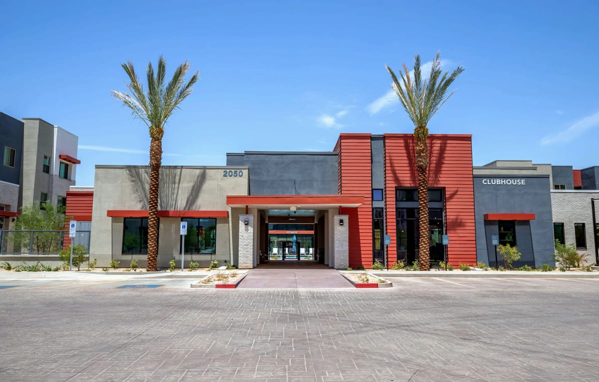 Community entrance at Vista Ridge Apartments.
