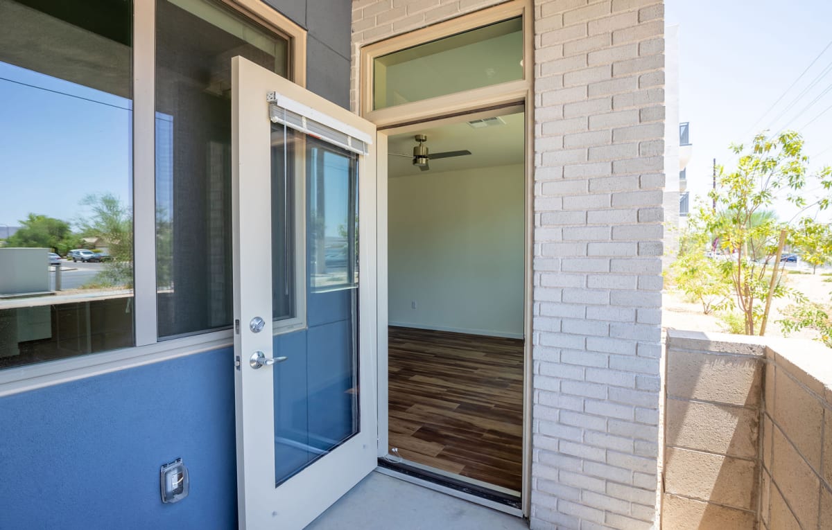 Balcony or patio at Vista Ridge Apartments.