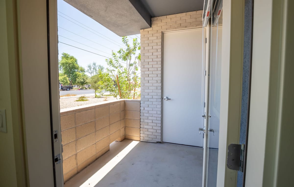 Balcony or patio at Vista Ridge Apartments.