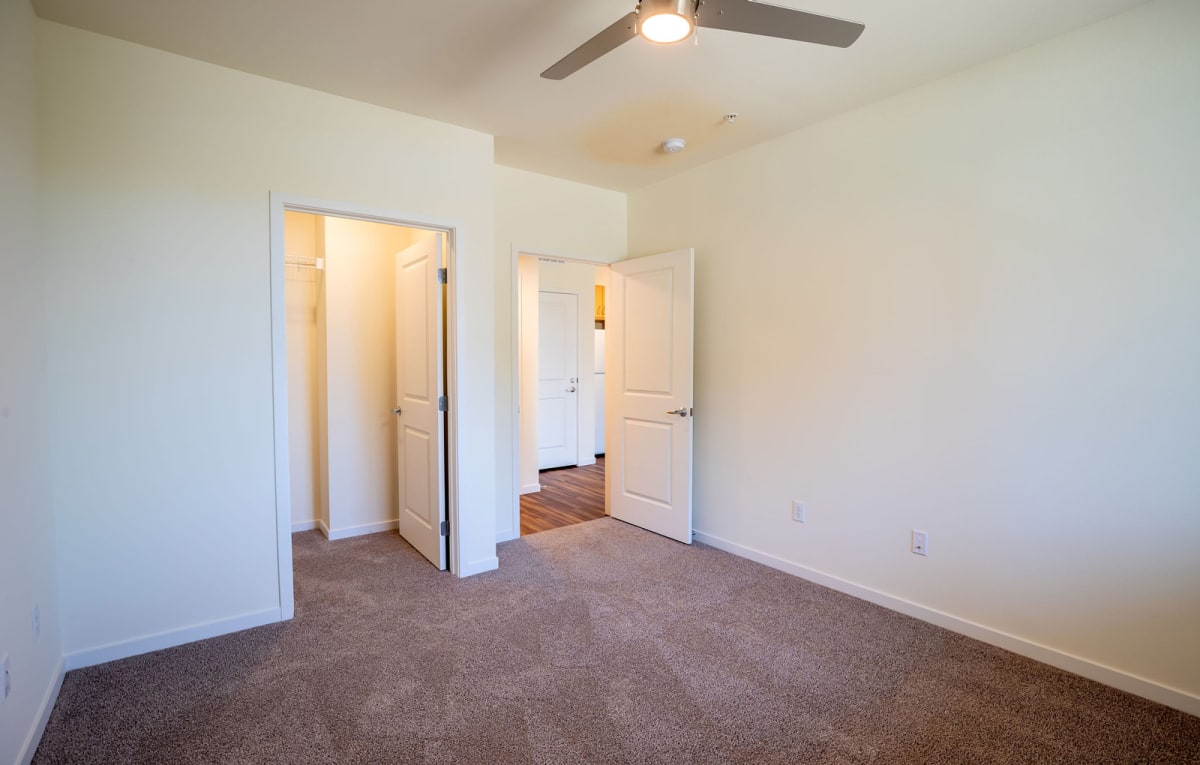 Unfurnished bedroom — representative home at Vista Ridge Apartments.