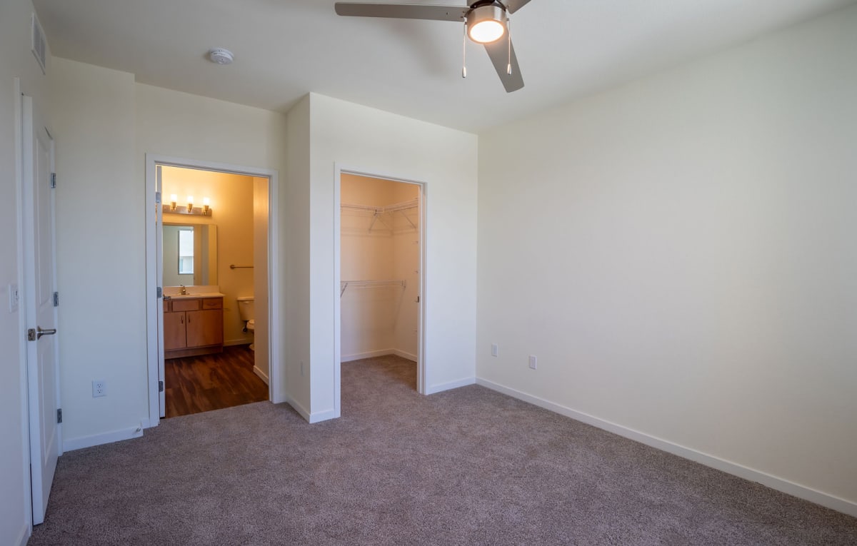 Unfurnished bedroom — representative home at Vista Ridge Apartments.
