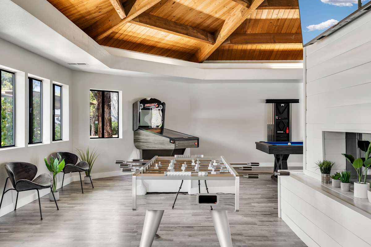 Shared game room at Solara.