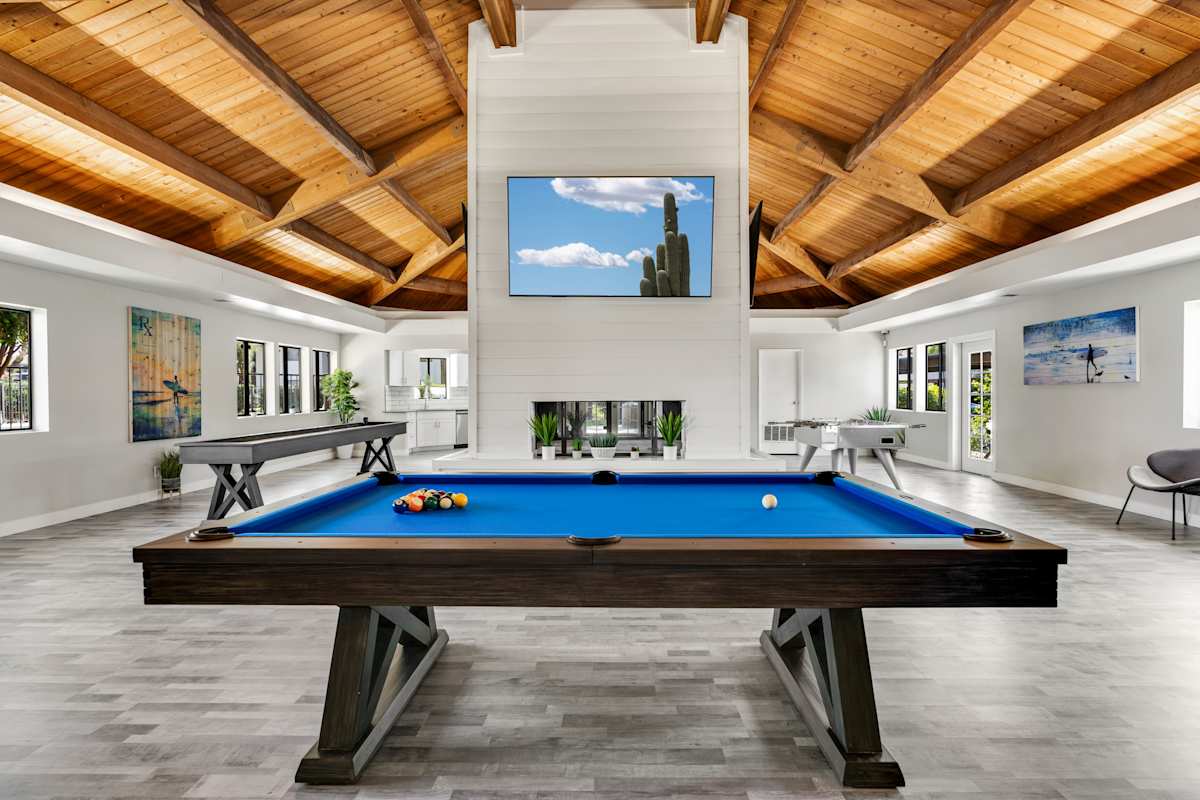 Shared game room at Solara.