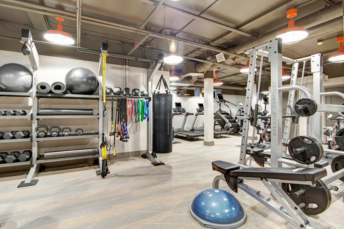 Echo Lake Apartments fitness center - Shoreline, WA