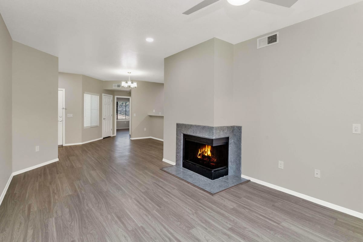 Unfurnished apartment interior — representative home at Townhomes at Biltmore.
