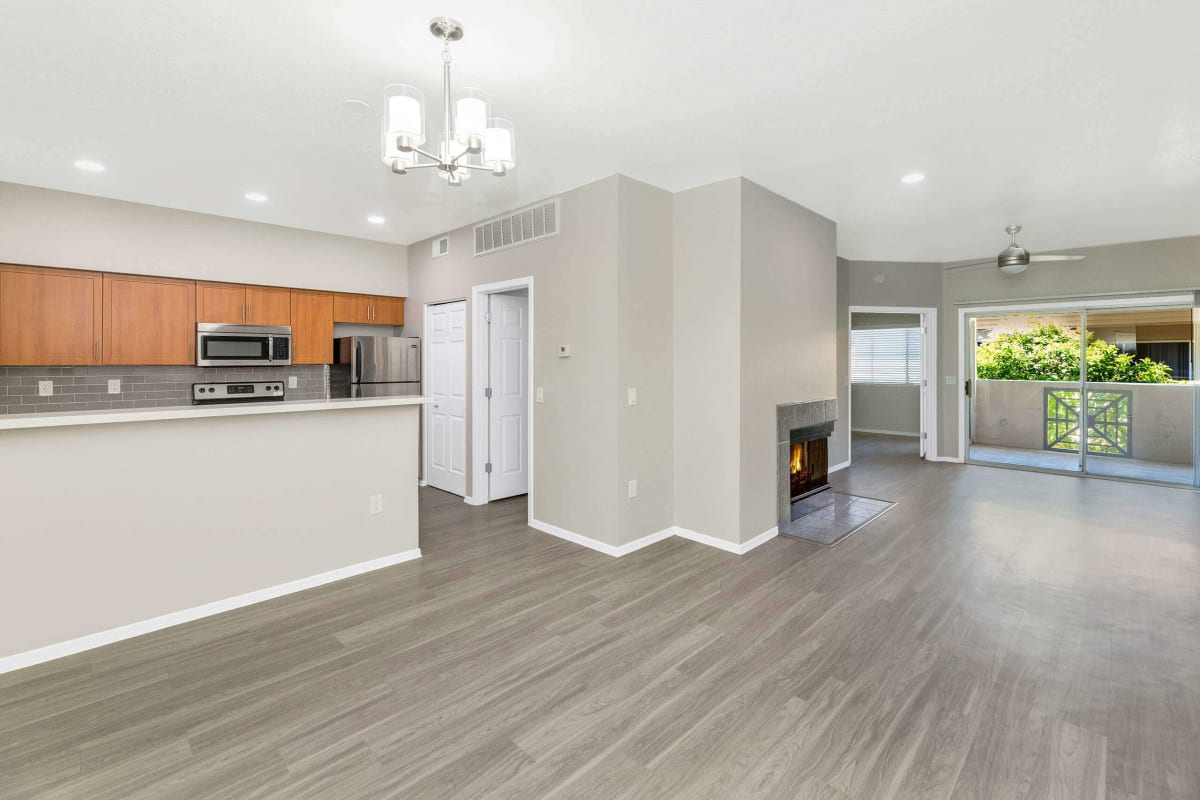 Unfurnished apartment interior — representative home at Townhomes at Biltmore.