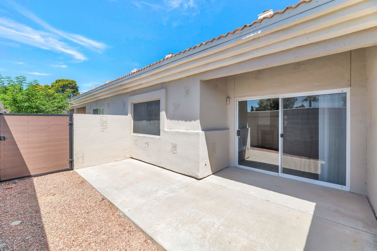Private outdoor area shown at Townhomes at Biltmore.