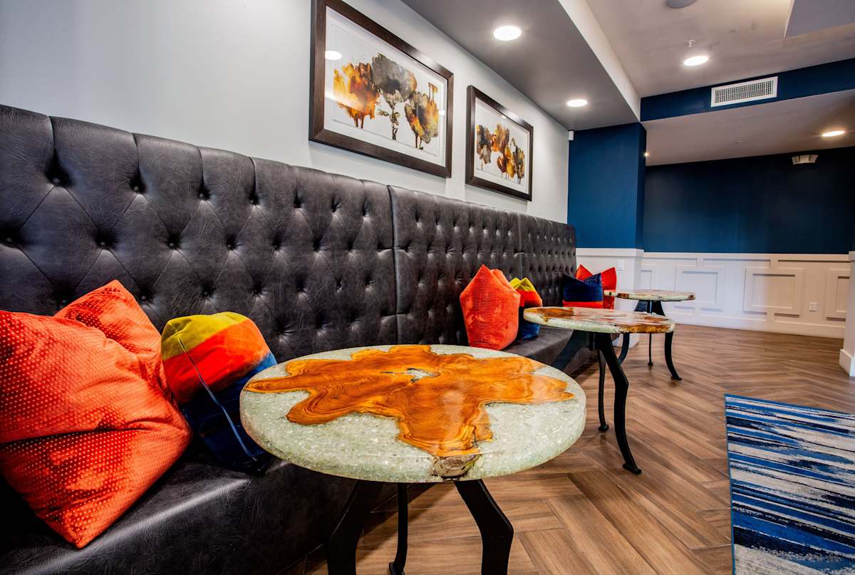 Shared interior space at The Reserve on Cave Creek.