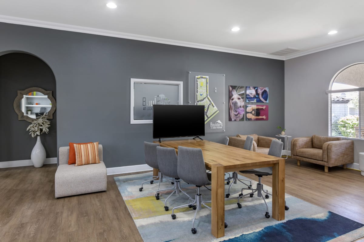 Leasing office at Boulders at Lookout Mountain Apartment Homes.