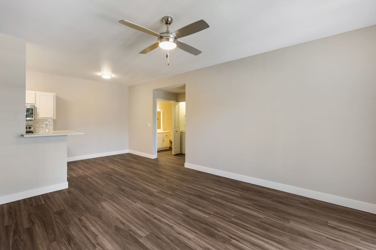 Unfurnished apartment interior — representative home at Boulders at Lookout Mountain Apartment Homes.