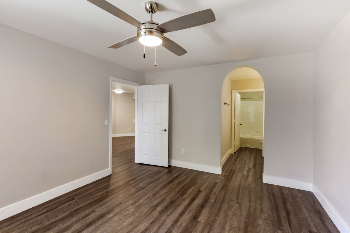Unfurnished bedroom — representative home at Boulders at Lookout Mountain Apartment Homes.