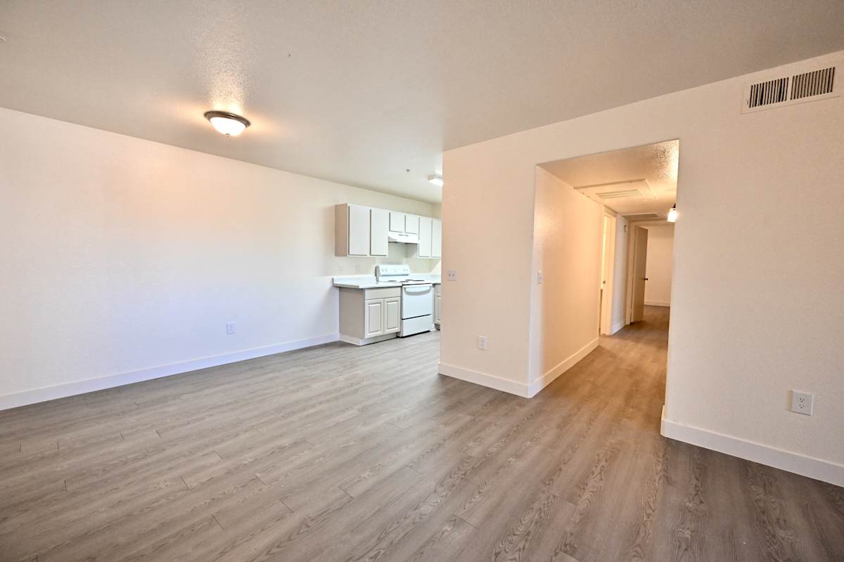 Unfurnished apartment interior — representative home at Vineyard Estates.