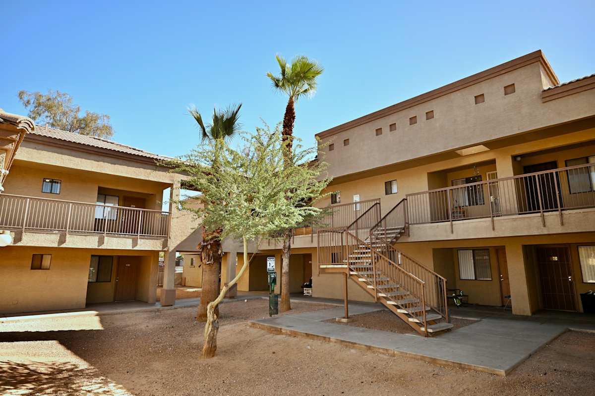 Building exterior at Paradise Palms I.