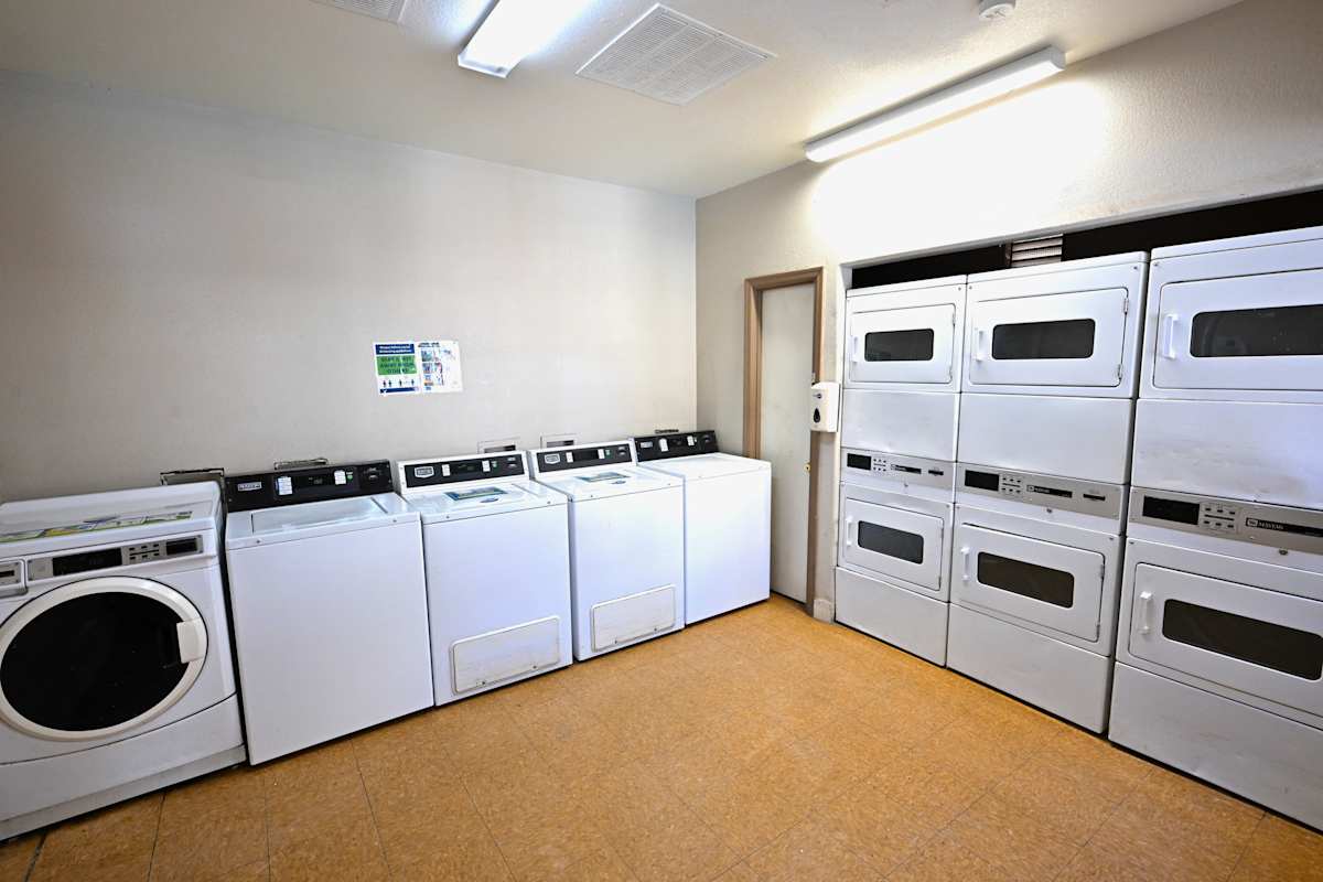 Shared laundry room at Paradise Palms I.