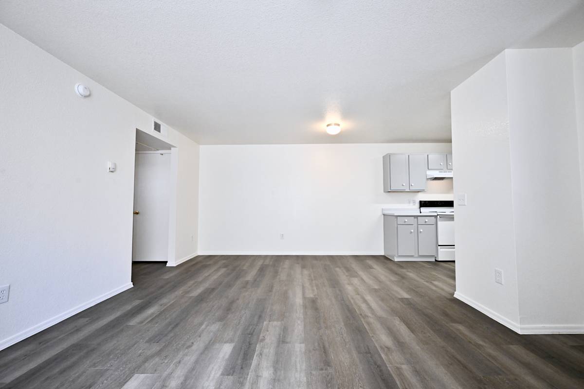 Unfurnished apartment interior — representative home at Paradise Palms I.