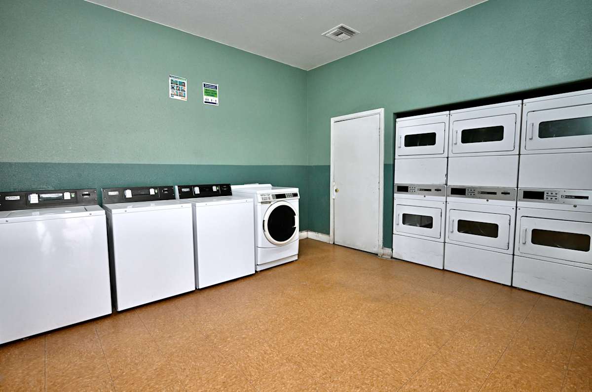 Shared laundry room at Paradise Palms II.