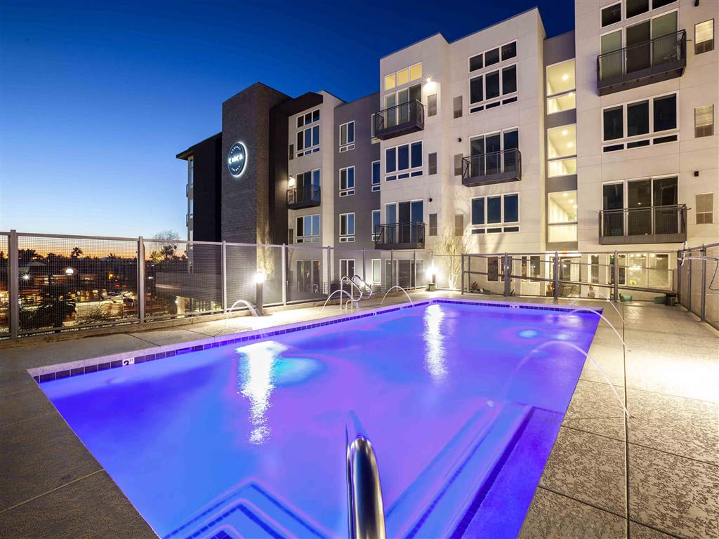 Pool and poolside area at Circa Central Avenue.