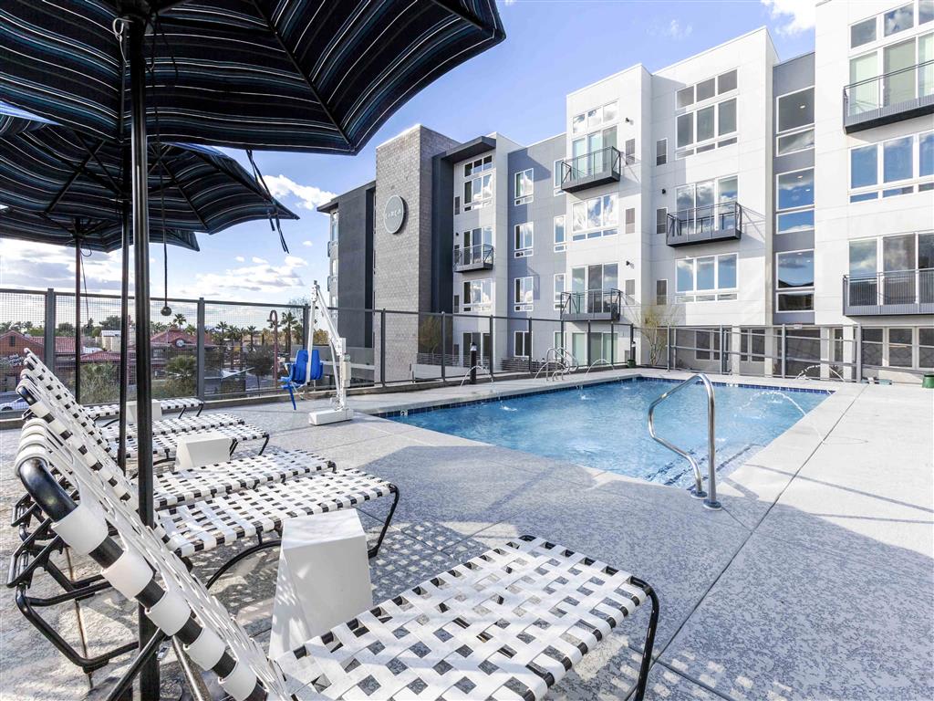 Pool and poolside area at Circa Central Avenue.