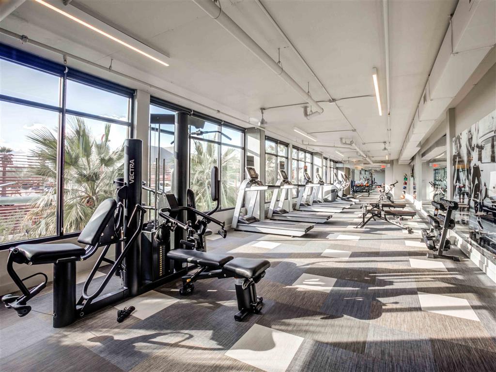 Fitness room at Circa Central Avenue.