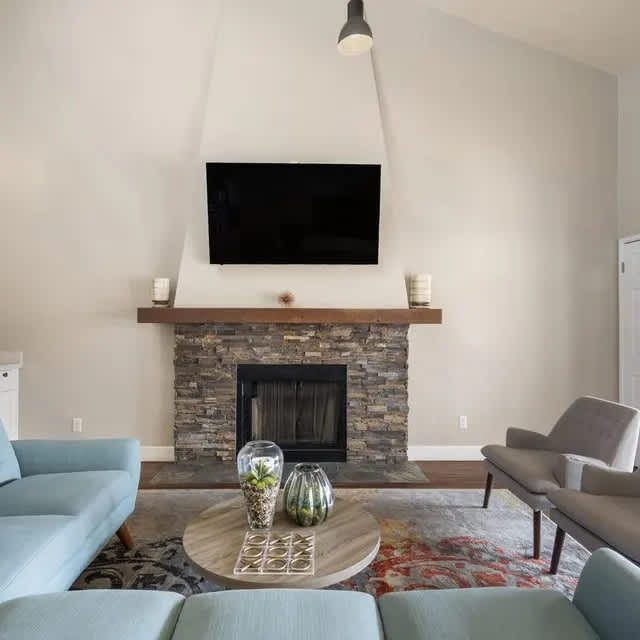 Shared interior space at The Place at Wickertree.