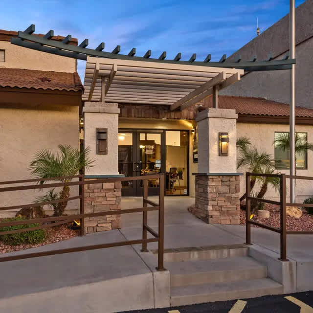 Leasing office at The Place at Wickertree.