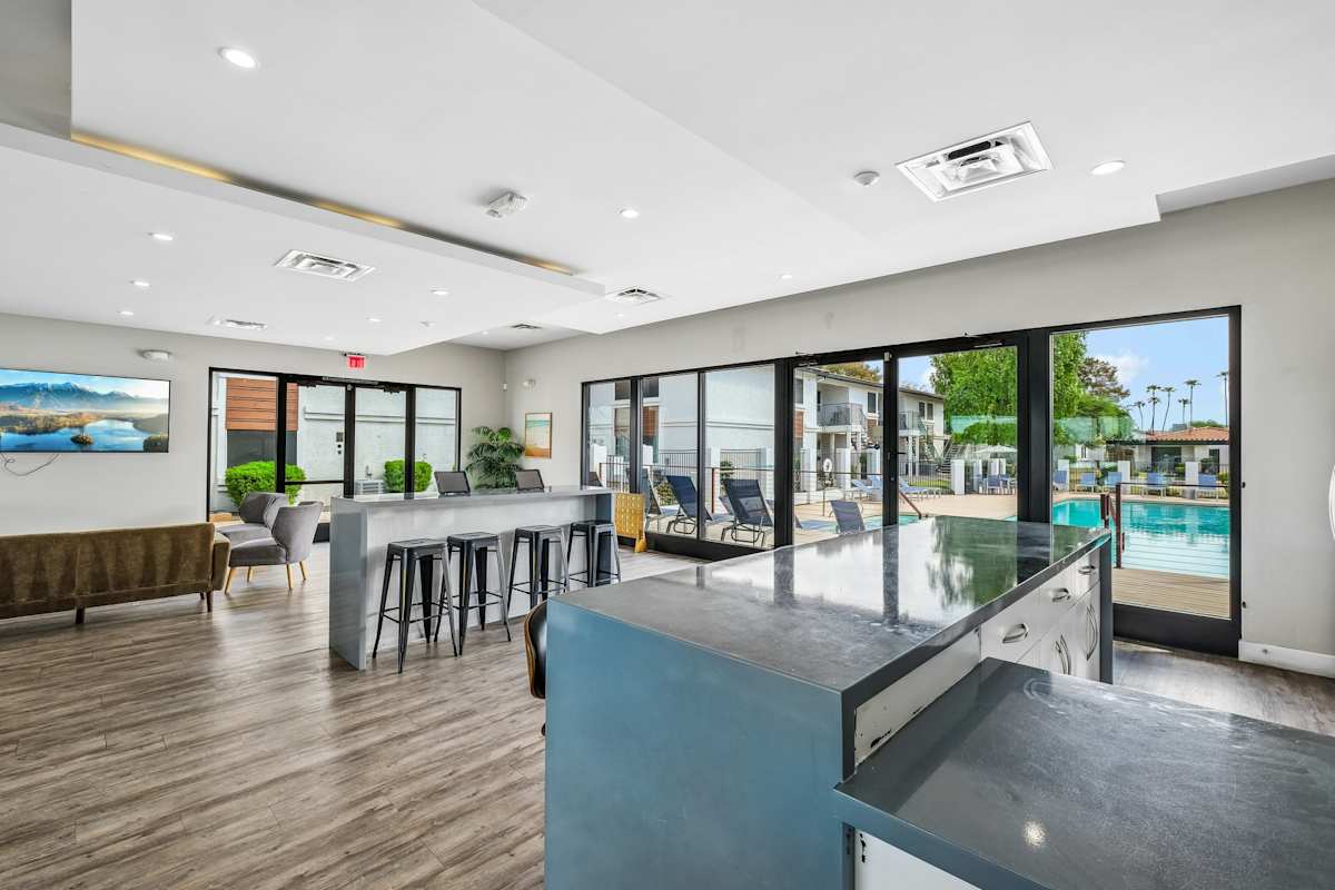 Clubhouse kitchen at Ember at North Phoenix.