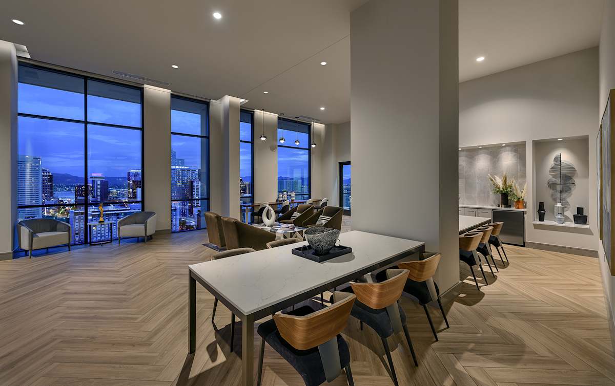 Shared interior space at Derby.