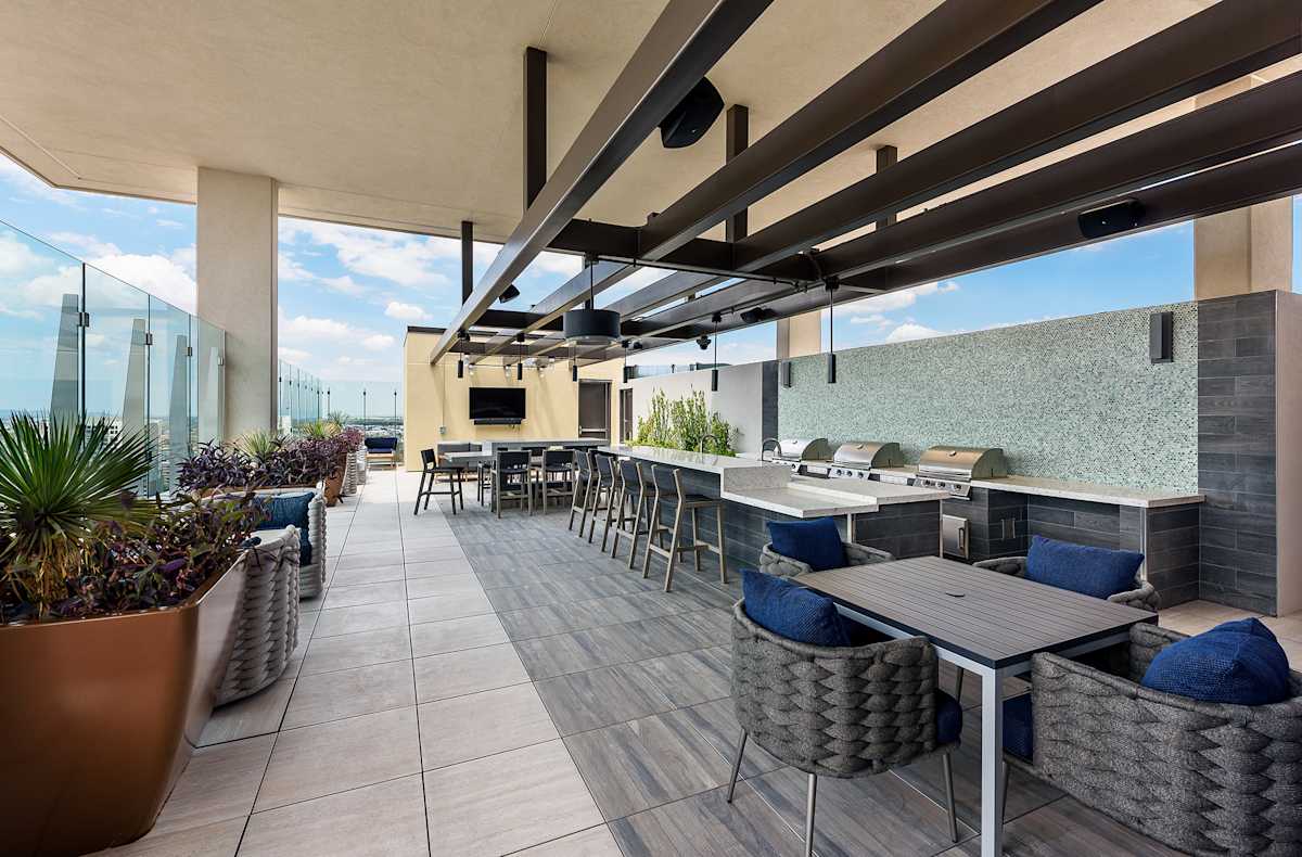 Shared outdoor space at Derby.