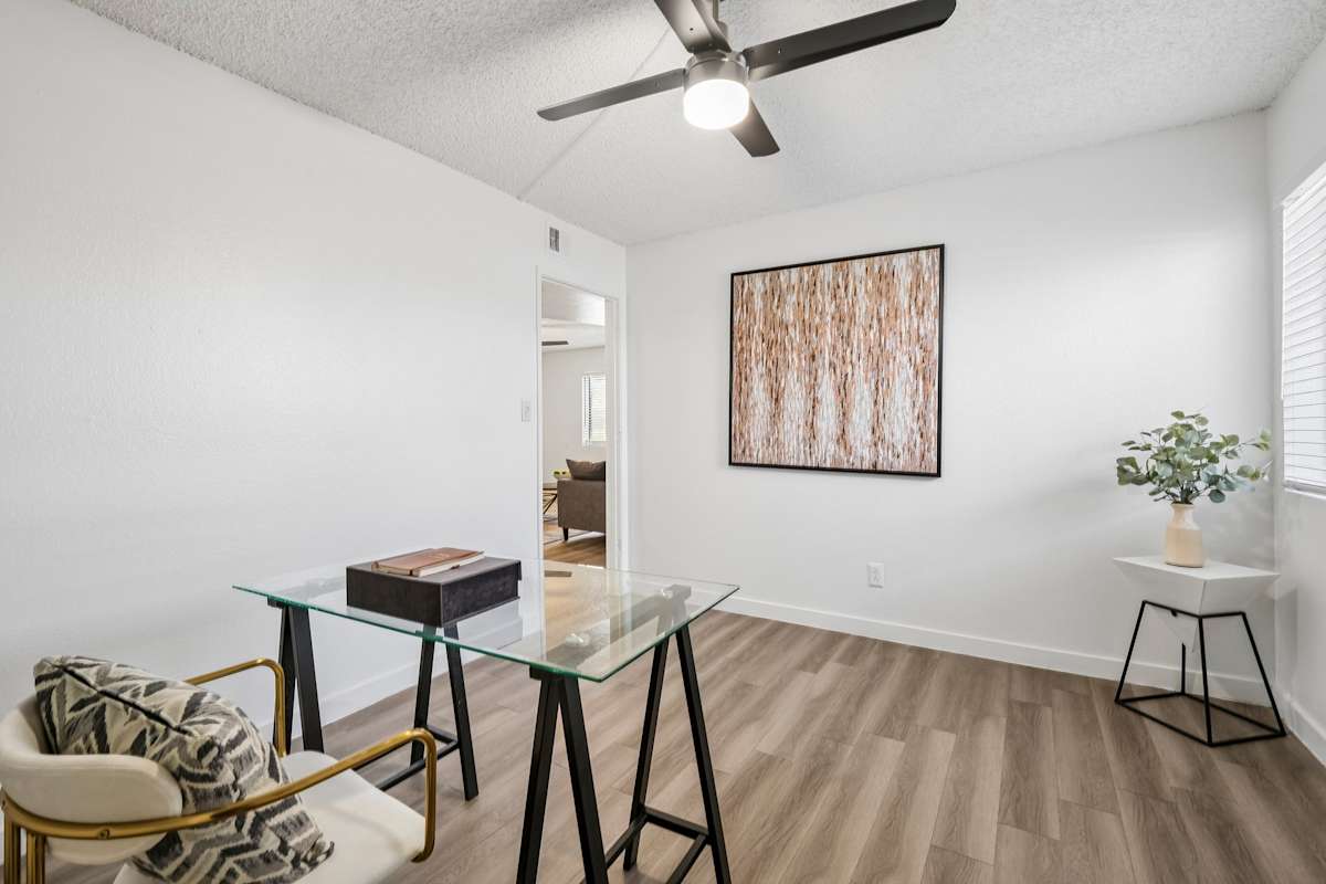 Work or study area shown — representative home at Ember at North Phoenix.