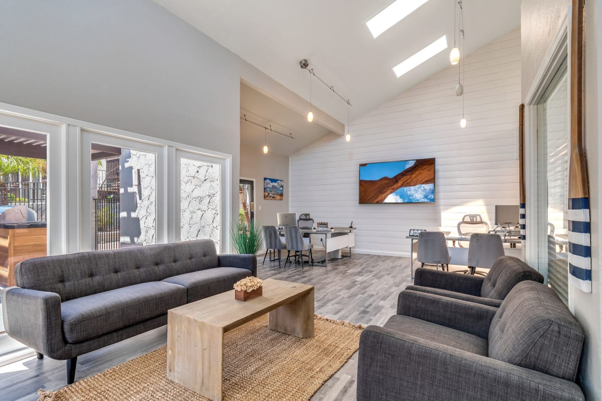 Shared interior space at The Selene.
