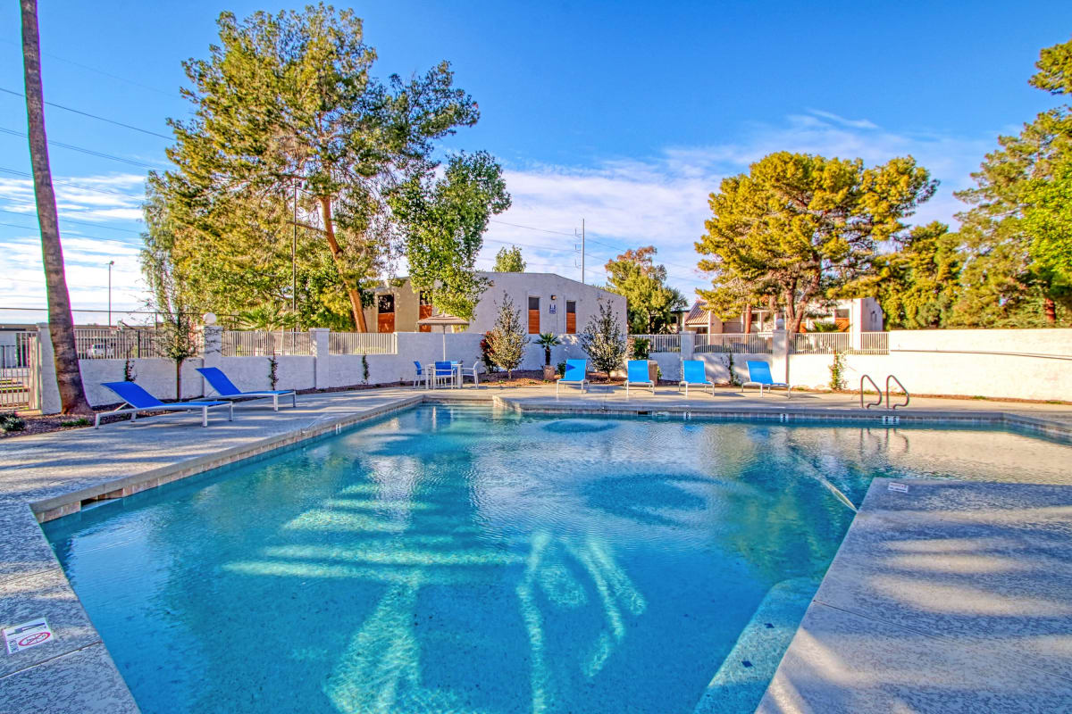 Pool and poolside area at Nightingale on 25th.