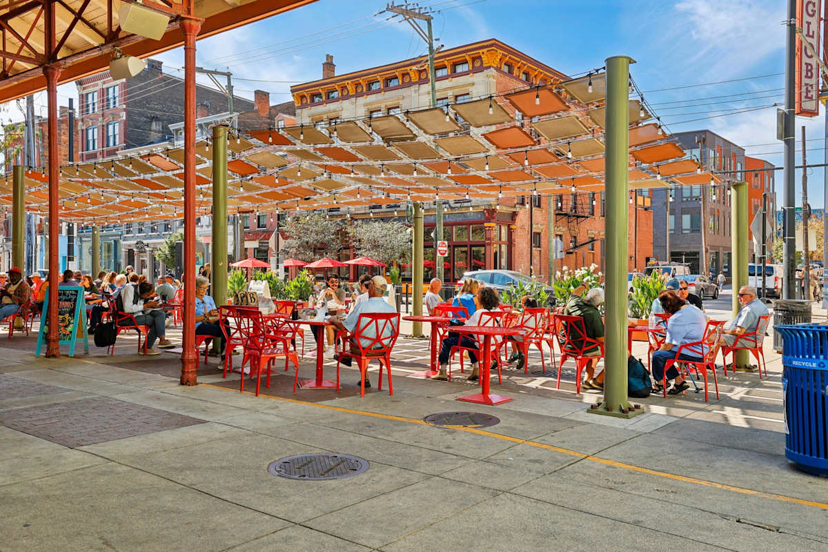 Contrast OTR resident lounge seating - Cincinnati, OH