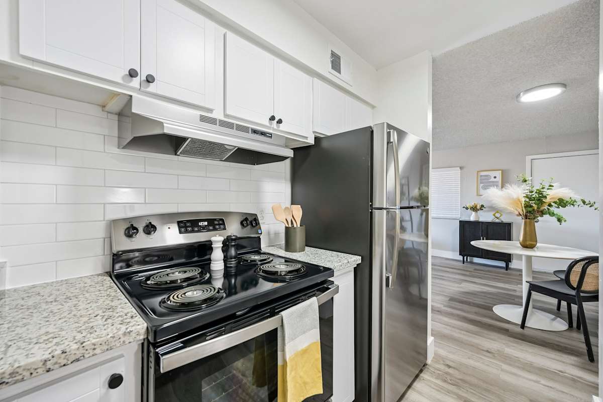 Apartment kitchen — representative home at Ardella on 28th.