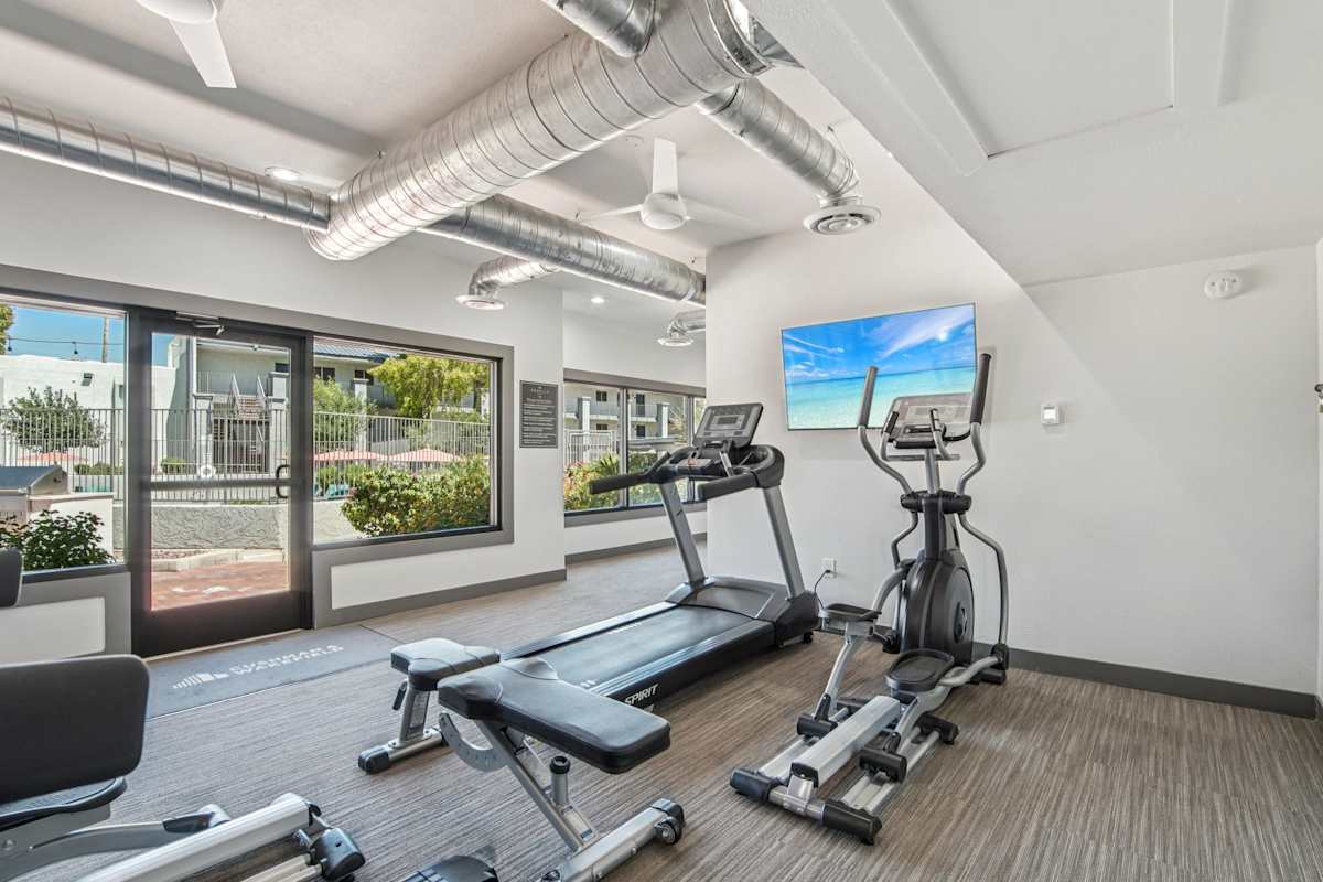 Fitness room at Ardella on 28th.