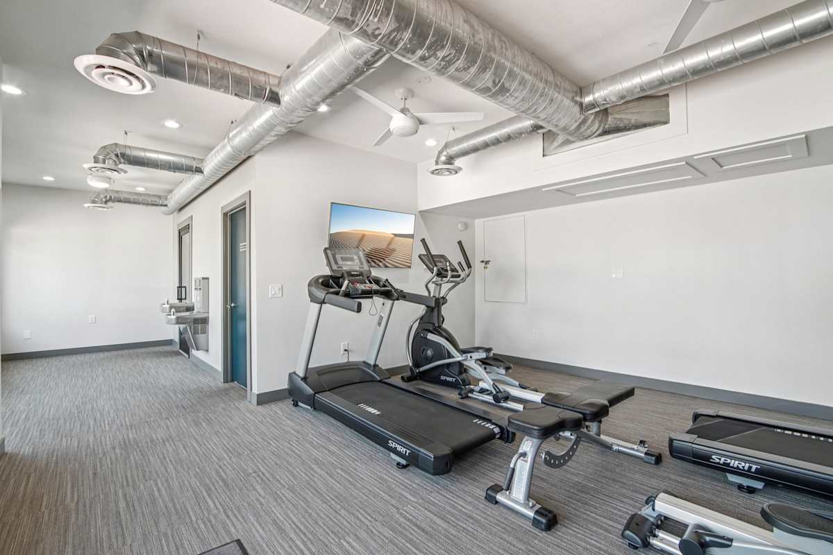 Fitness room at Ardella on 28th.