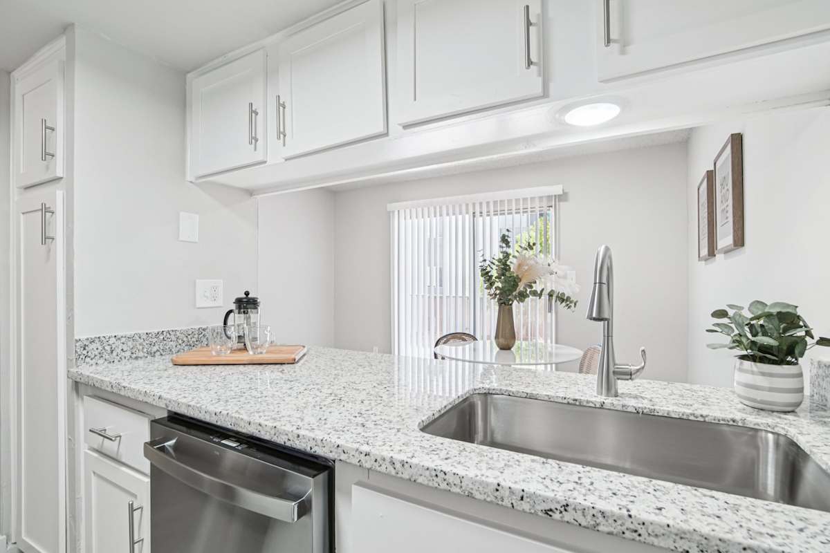 Apartment kitchen — representative home at Ardella on 28th.