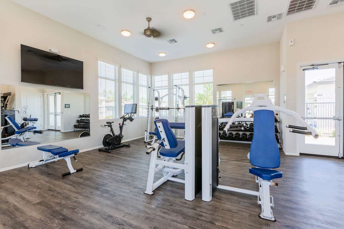 Fitness room at The Crofton.