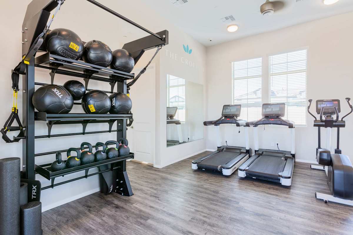 Fitness room at The Crofton.