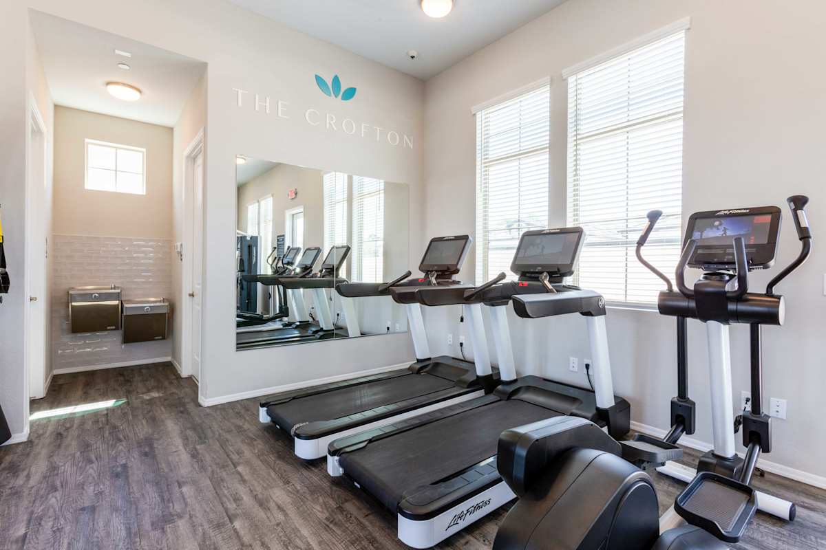 Fitness room at The Crofton.