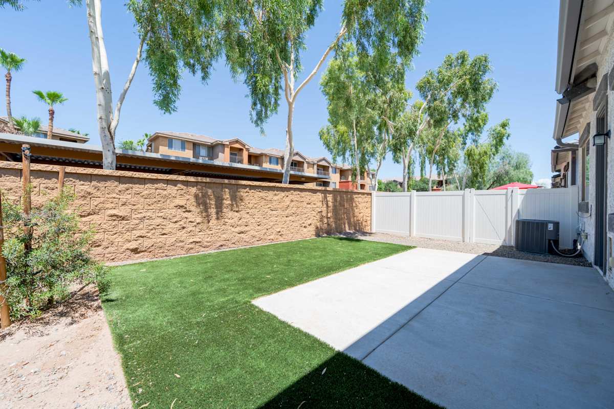 Private outdoor area shown at The Crofton.