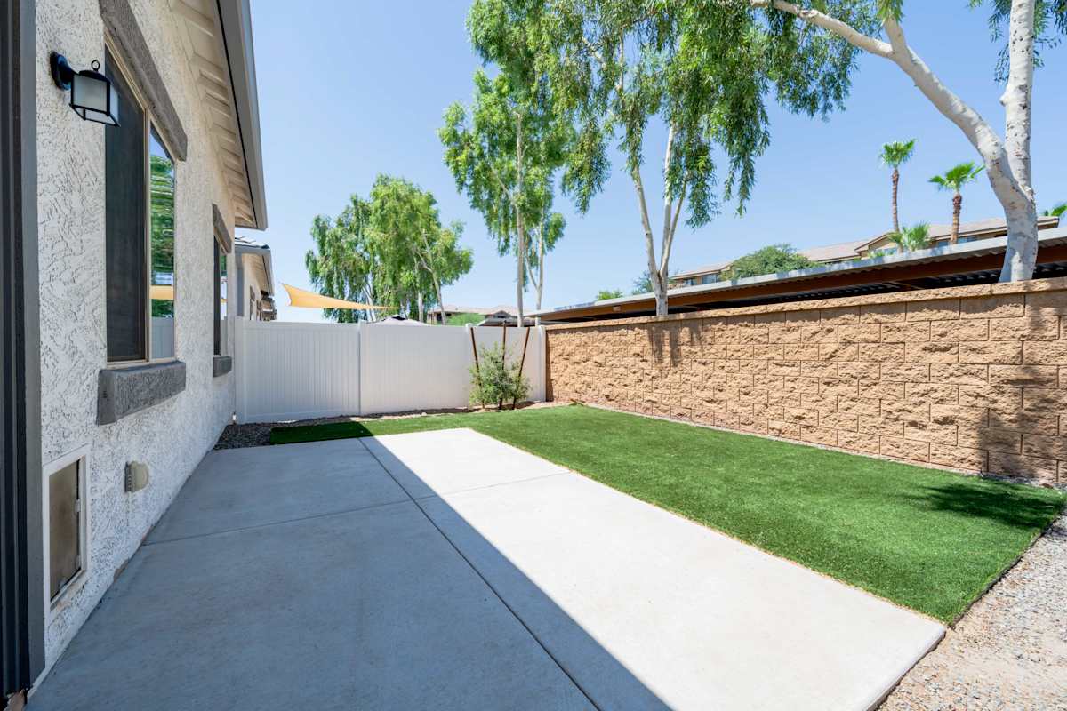 Private outdoor area shown at The Crofton.