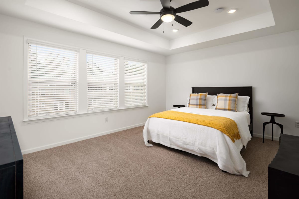 Waverly Village primary bedroom with large window - Lawrenceville, GA